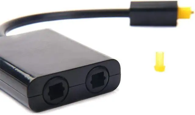 Alt view image 5 of 6 - 1Pcs ABKT 1 in 2 Out Digital Fiber Audio Optical Splitter Cable ,Fiber optic adapter,Fiber converter, Audio Adapter Cable(0.2M)