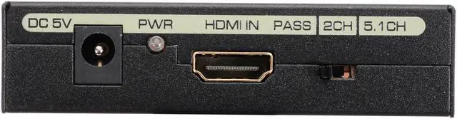 Alt view image 5 of 6 - 1Pcs HDMI to HDMI Optical SPDIF RCA L/R Extractor Converter Audio Splitter 1080P HDMI Splitter Converter Adapter for HDTV