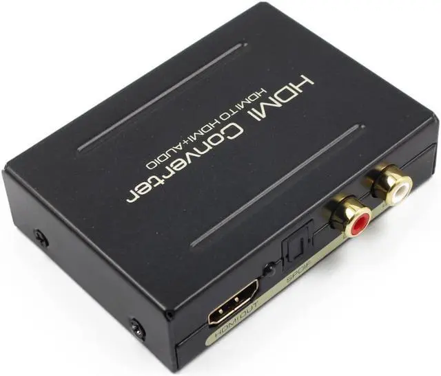 Alt view image 4 of 6 - 1Pcs HDMI Audio Extractor 1080P HDMI to HDMI Optical SPDIF+RCA L/R Extractor Converter HDMI Audio Splitter Adapter for DVD HDTV
