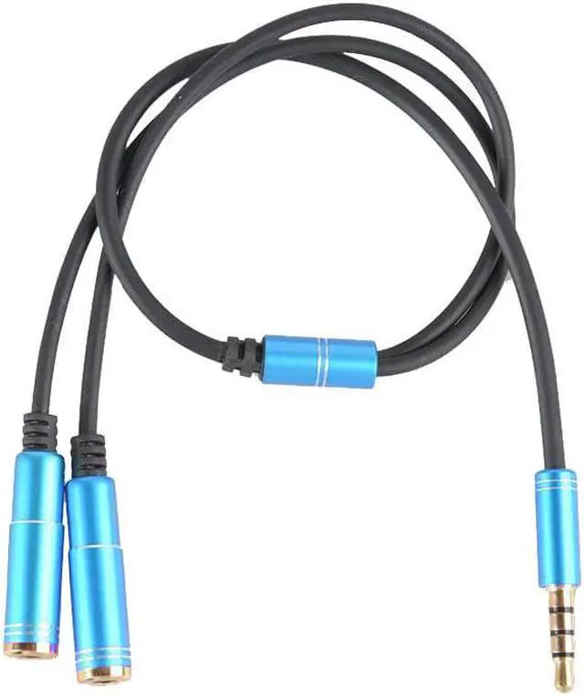 Alt view image 3 of 6 - 1Pcs Professional 3.5mm Stereo Audio Male to 2 Female Headset Mic Y Splitter Cable Adapter