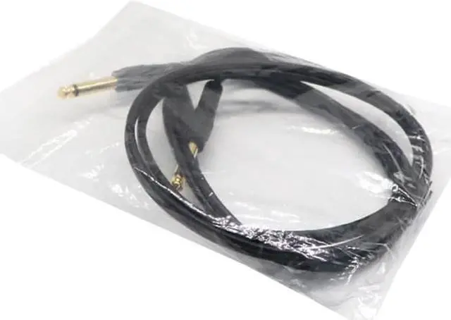 Alt view image 6 of 6 - 1Pcs 3.5mm 20cm Audio Cables Black 1/8 Female Stereo to 2 x 6.35mm 1/4 Mono Male Adapter Y Splitter Cable