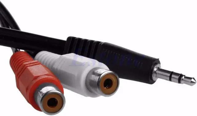Alt view image 6 of 6 - 1Pcs BGEKTOTH 3.5mm Male to 2 RCA Female Plug Stereo Audio Adapter Headphone Y Cable Splitter