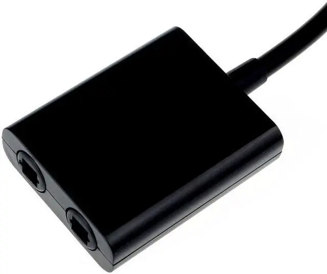 Alt view image 5 of 6 - 1Pcs DOITOP Mini USB Digital Toslink Optical Fiber Audio 1 to 2 Female Splitter Adapter Micro Usb Cable Accessory