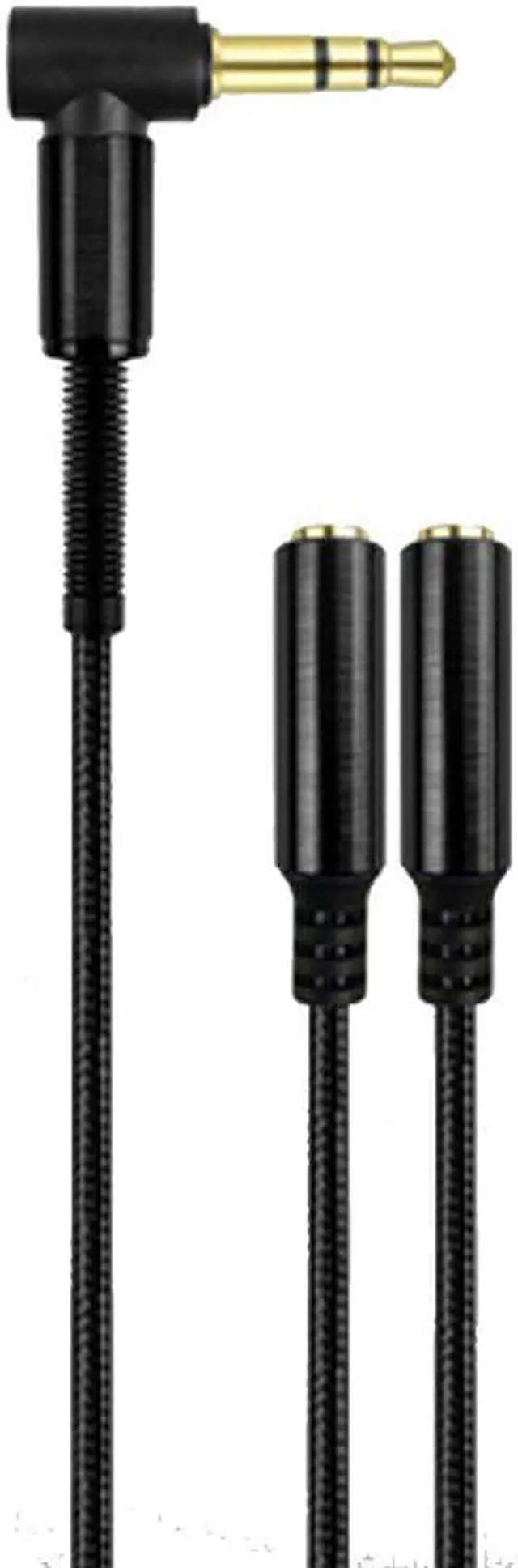 Alt view image 3 of 6 - 1Pcs 2 in 1 3.5mm Splitter Headphone Cable 1 Male to 2 Female Y Splitter Adapter Stereo Extension Braid Audio Cable