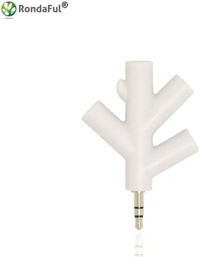 Alt view image 5 of 6 - 1Pcs 3.5mm 4 Way Port Aux Audio Spliter Multi Headphone Earphone Adapter Converter 1 Male to 2 3 4 Female