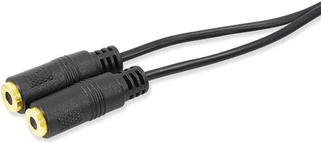 Alt view image 5 of 6 - 1Pcs Electop Stereo Audio Splitter Cable 6.35mm Male to Dual 3.5mm Female TRS 1/4" to 1/8" Audio Adapter Convertor Y Splitter Cable