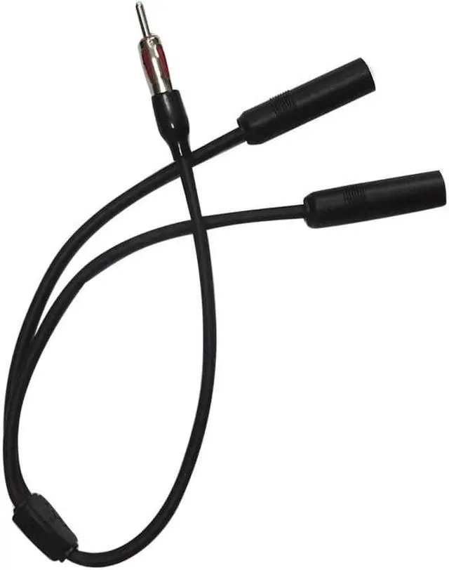 Alt view image 4 of 5 - 1Pcs Auto Car 2 in 1 Radio Antenna Splitter Extension Cable Vehicle AM FM Antena Aerial Adapter Male to Dual Female SMB Splitter Cord