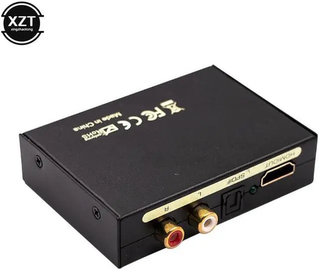 Alt view image 2 of 6 - 1Pcs 2160P HD 4Kx2K HDMI Audio Extractor Splitter to HDMI Optical SPDIF RCA Stereo L/R Hdmi Converter Adapter Separator