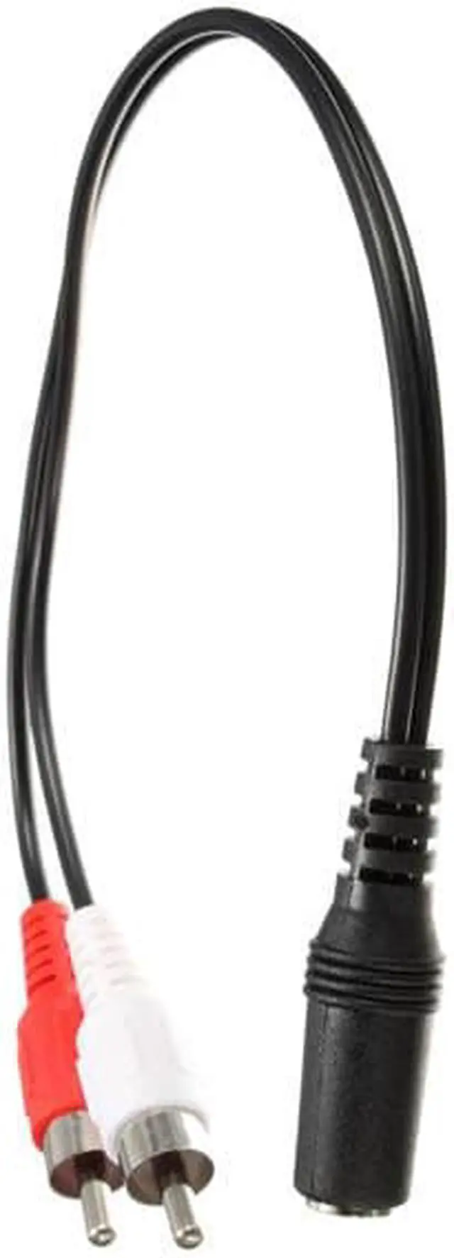 Alt view image 4 of 6 - 1Pcs AUX 3.5mm Stereo Female Jack To 2 RCA Male Plug Socket Adapter Headphone Audio Y Cable Splitter 25cm