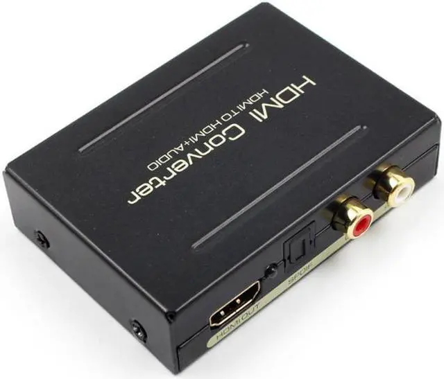 Alt view image 6 of 6 - 1Pcs HDMI Splitter 4K HDMI Audio Extractor Optical Toslink Splitter SPDIF+RCA L/R to HDMI Video Audio Adapter Converter