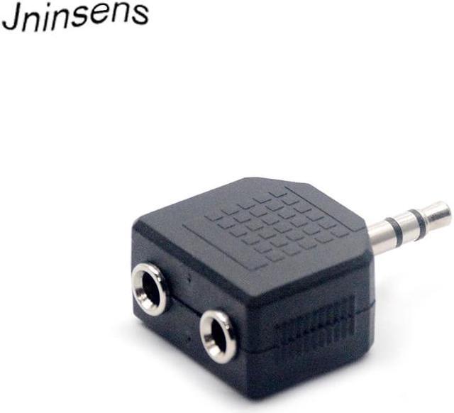 Main image of 2 pcs/lot Mini Stereo 3.5mm Audio Jack Male to Dual 3.5mm Female Double Earphone Headphone Y Splitter Adapter Plug for MP3 Phone