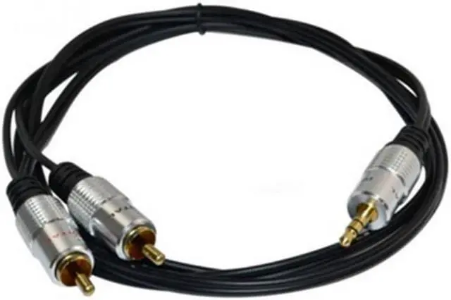 Alt view image 4 of 6 - 1Pcs Jack 3.5 mm to 2 RCA Audio Cable AUX Splitter 3.5mm Stereo Male to Male 2 RCA Adapter Speaker Cable 1.5M