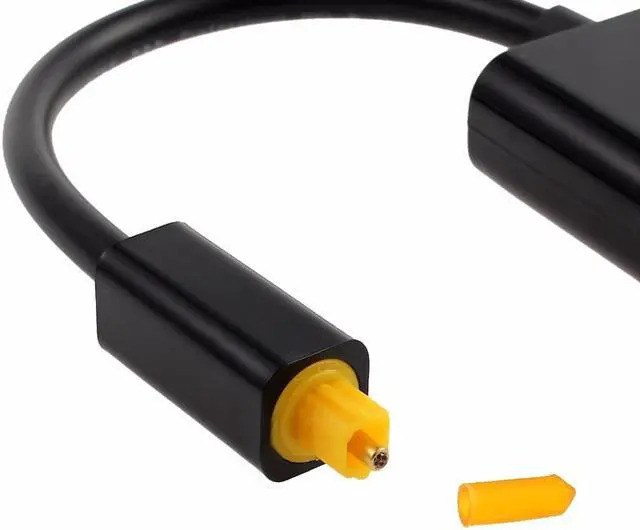 Alt view image 3 of 6 - 1Pcs Prozor black/white Mini USB Audio Cable Digital Toslink Optical Fiber Audio 1 To 2 Female Splitter Adapter For CD DVD Player