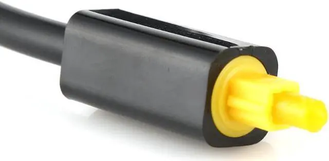 Alt view image 6 of 6 - 1Pcs Digital Optical Fiber Audio Cable 1 Male to 2 Female Splitter Adapter Black
