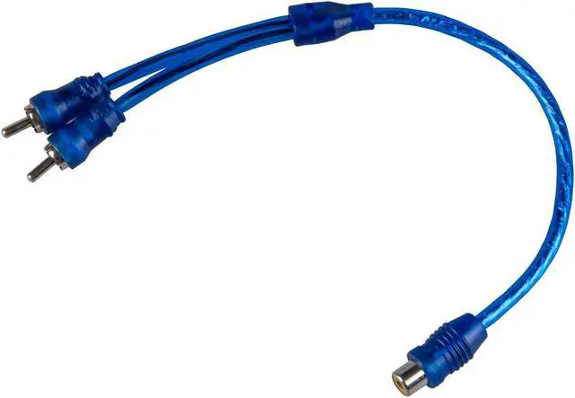 Alt view image 4 of 4 - PLACar Audio RCA Female to 2 RCA Male Splitter Adapter Cable Wire 2 Pcs