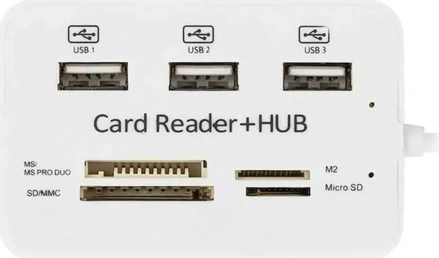 Alt view image 6 of 6 - 1Pcs Type C To 3 Usb Ports Hub Adapter,Type C To 3 Ports Usb 2.0 High Speed Hub Splitter Adapter With Sd/Tf Card Reader