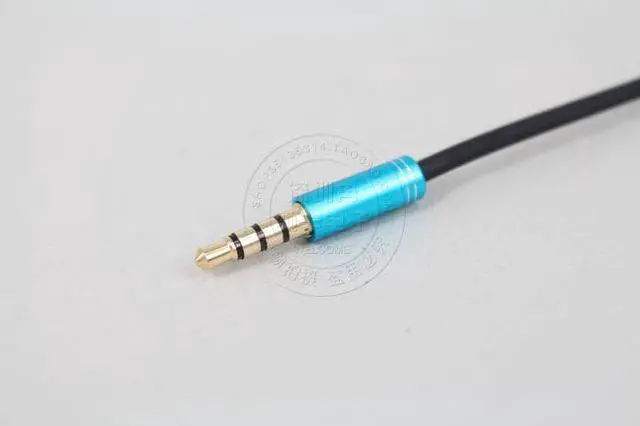 Alt view image 4 of 6 - 1Pcs 3.5mm Gold Plated Stereo Audio Male to 2 Female Headset Mic Y Splitter Cable Headphone Adapter for PC Laptop Computer Blue
