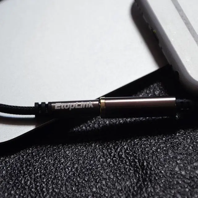 Alt view image 6 of 6 - 1Pcs EtopLink 3.5mm AUX Jack Headphone+Mic Audio Splitter Gold Plated Aux Extension Adapter Cable Cord for Computer PC Microphone