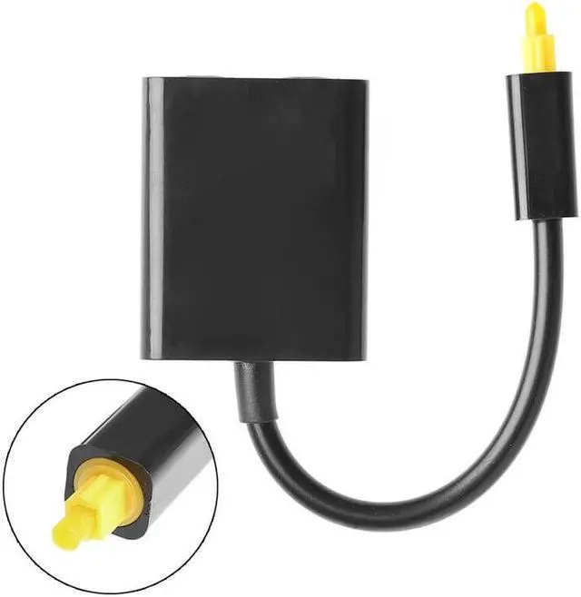 Main image of 1Pcs Digital Toslink Optical Fiber Audio 1 2 Female Splitter Duplicator Adapter Cable