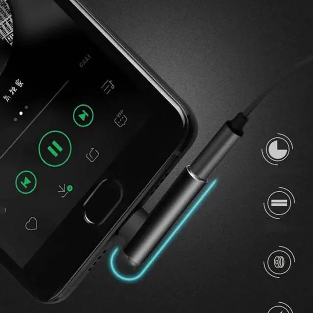 Alt view image 3 of 6 - 1Pcs Type C to 3.5mm Jack Audio Adapter Right Angle Converter Type C AUX Audio Splitter for xiaomi 6 Letv / 2.2 pro / max 2 / pro 3