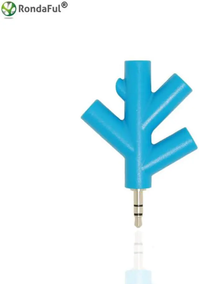 Alt view image 2 of 6 - 1Pcs 3.5mm 4 Way Port Aux Audio Spliter Multi Headphone Earphone Adapter Converter 1 Male to 2 3 4 Female