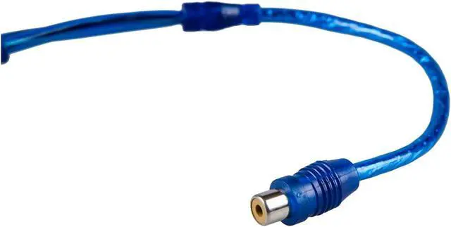 Alt view image 2 of 4 - Car Audio RCA Female to 2 RCA Male Splitter Adapter Cable Wire 2 Pcs