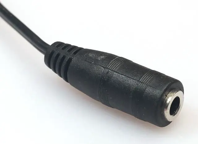 Alt view image 5 of 5 - 1Pcs Binmer Y Splitter 1 Female to 2 Male 3.5mm Mic Stereo Audio Adapter Audio Cable For PC