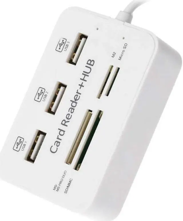 Alt view image 5 of 6 - 1Pcs Type C To 3 Usb Ports Hub Adapter,Type C To 3 Ports Usb 2.0 High Speed Hub Splitter Adapter With Sd/Tf Card Reader