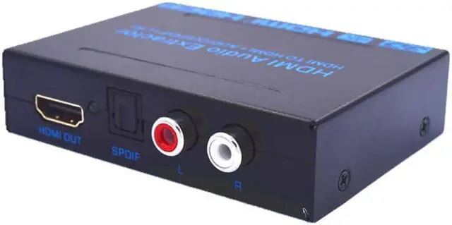 Main image of 1Pcs HDMI to HDMI & Optical SPDIF+RCA L/R 4K Audio Converter Splitter HD Display Audio Digital to Analog Adapter US/EU Plug