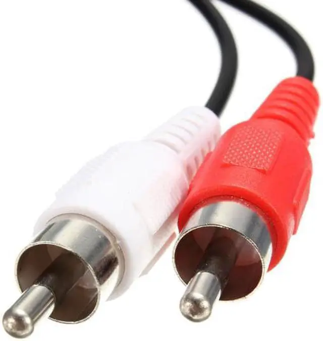 Alt view image 5 of 6 - 1Pcs AUX 3.5mm Stereo Female Jack To 2 RCA Male Plug Socket Adapter Headphone Audio Y Cable Splitter 25cm