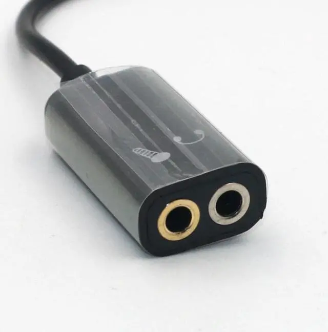 Alt view image 2 of 4 - 1Pcs 3.5mm Jack Splitter Audio Splitter Earphone Headset + Microphone Adapter for PC iPhone Smartphone Mobile Phone 1Male to 2 Female