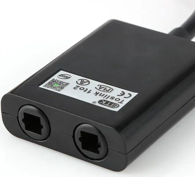 Alt view image 5 of 6 - 1Pcs Toslink Optical Fiber Audio Cable 1 male to 2 Female Splitte Digital Audio Splitter Adapter Cable Accessory