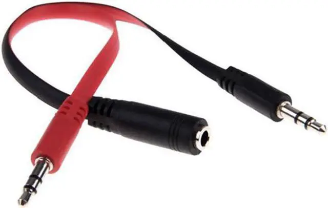 Alt view image 3 of 4 - 1Pcs 3.5mm Audio splitter Cable female to 2 male Splitter Cable Adapter of dual Audio Jack Audio Splitter