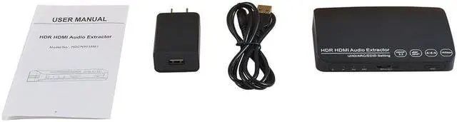 Main image of 1Pcs HDMI converter VGA adapter+3.5mm audio+fiber optical sound separator for HD display PC / laptop / DVD