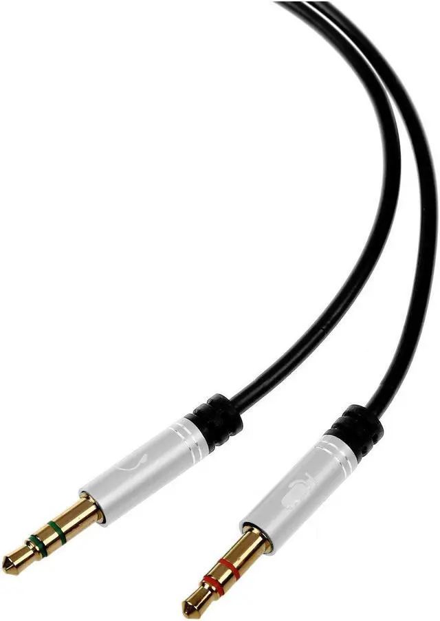 Alt view image 4 of 4 - 1Pcs IG 3.5mm Audio Mic Y Splitter Cable Headphone Adapter, Silver