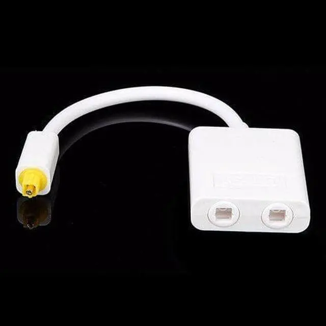 Alt view image 5 of 6 - 1Pcs Digital Toslink Optical Fiber Audio 1 2 Female Splitter Duplicator Adapter Cable