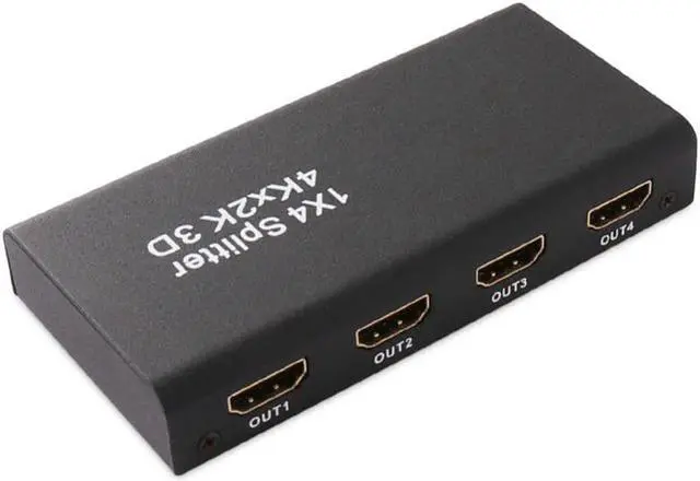 Main image of 1Pcs 4K HDMI 1x4 2160P Splitter Full HD 1080P Amplifier HDMI Switch Switcher 1 in 2/4 Out Converter adapter For HDTV