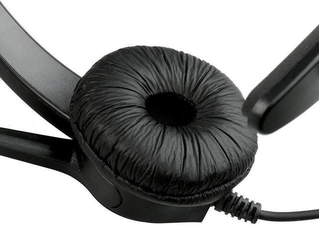 Alt view image 3 of 3 - Sale !! RJ9 Plug headset for call center with mic for phones Aspire Dterm Nortel Norstar Meridian PLT ShoreTel  ROLM Packet8 etc