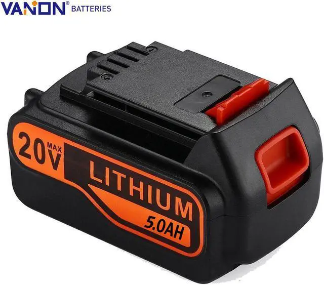 Main image of 20V 5.0Ah MAX Lithium Battery for Black & Decker LBXR20 LB20 LBX20 LB2X4020