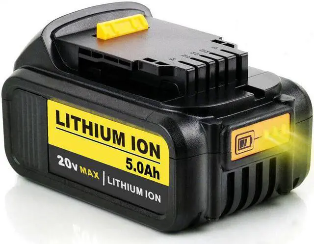 Main image of Vanon For Dewalt 20V Max XR 5.0Ah Lithium Battery DCB204 DCB205 DCB206 DCB206-2