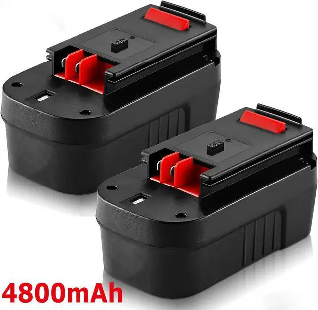 Main image of 2Pack 18V 4.8AH Battery for Black and Decker HPB18 HPB18-OPE FSB18 244760-00
