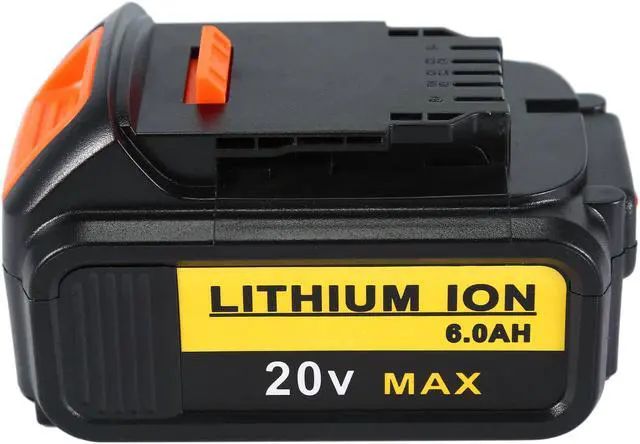 Alt view image 6 of 7 - 2Pack For Dewalt 20V Lithium 6.0Ah Max XR DCB200 DCB206-2 DCB205 Battery and DCB112 Charger