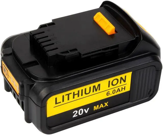Alt view image 5 of 7 - 2Pack For Dewalt 20V Lithium 6.0Ah Max XR DCB200 DCB206-2 DCB205 Battery and DCB112 Charger
