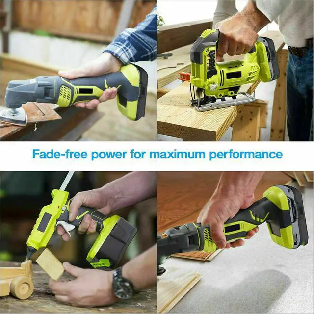 Alt view image 5 of 7 - Vanon 2Pack 9.0Ah for Ryobi One+Plus RB18L50 18V Lithium P108 Battery P109 Cordless