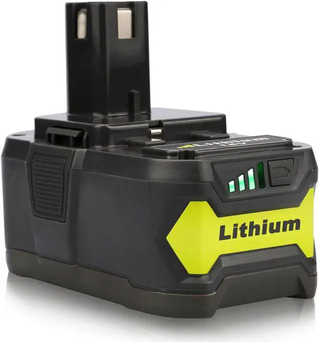 Alt view image 6 of 7 - Vanon 6.0Ah For Ryobi P108 P106 18V One+Plus High Capacity Lithium Battery and P117 Charger