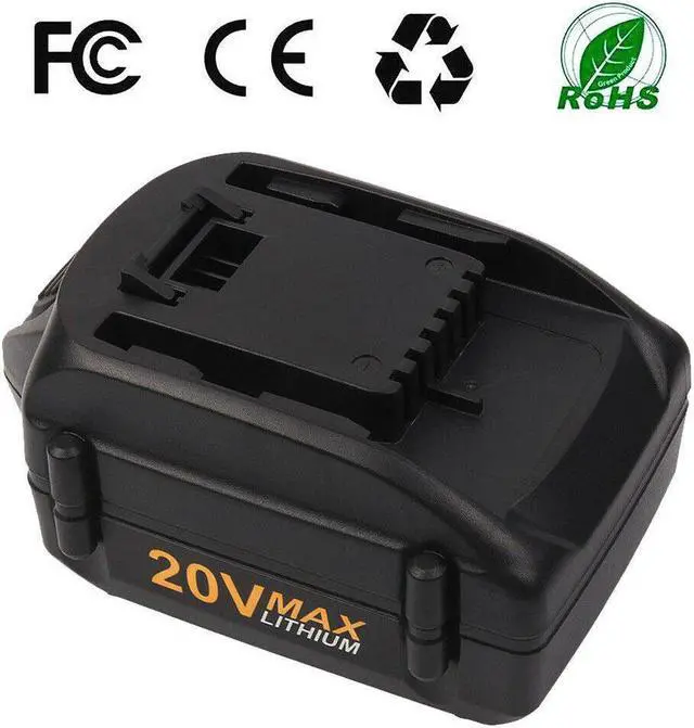 Alt view image 4 of 7 - Vanon 6.0Ah for Worx WA3520 20V Lithium Poweshare Battery for Trimmer, Hedge Trimmer, Blower WA3575 WA3525 WA3578 WA3512.1 WG163 WG151s WG155s WA3512 WG540 WG540.5, WG890, WG891