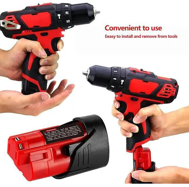 Alt view image 3 of 4 - VANON for Milwaukee M12 12 Volt 3.5Ah Lithium Ion Battery 48-11-2420 48-11-2401 48-11-1815