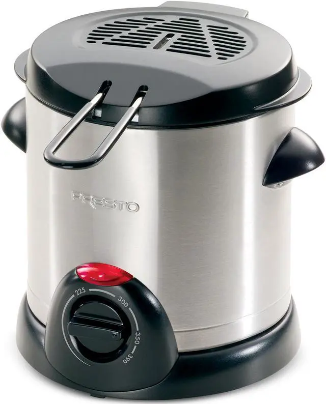 Alt view image 13 of 18 - Presto 05470 Electric Deep Fryer, Stainless Steel