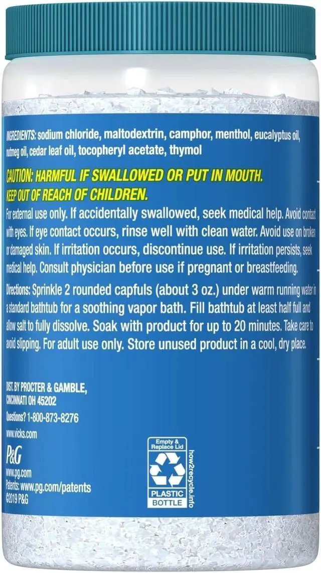 Alt view image 5 of 6 - Vicks VapoBath Bath Crystals - 15 oz