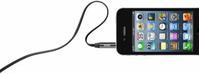 Alt view image 5 of 10 - BELKIN COMPONENTS AV10127TT03-BLK CABLE,3.5MM AUDIO,M/M,FLAT,STRAIGHT,NIC